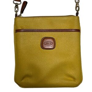 Brics Pebbled Leather CrossBody Bag